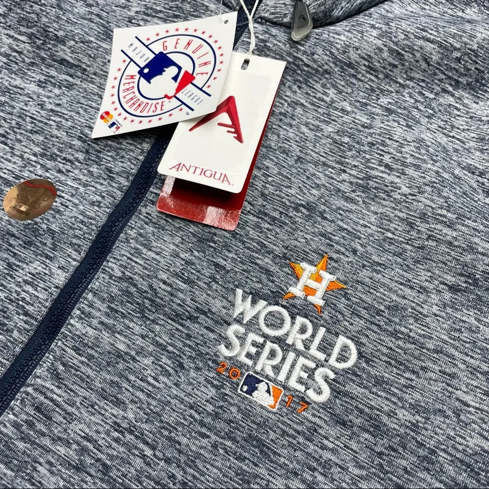 Houston Astros 2017 World Series Fleece Jacket MLB Baseball - Picture 2 of 6